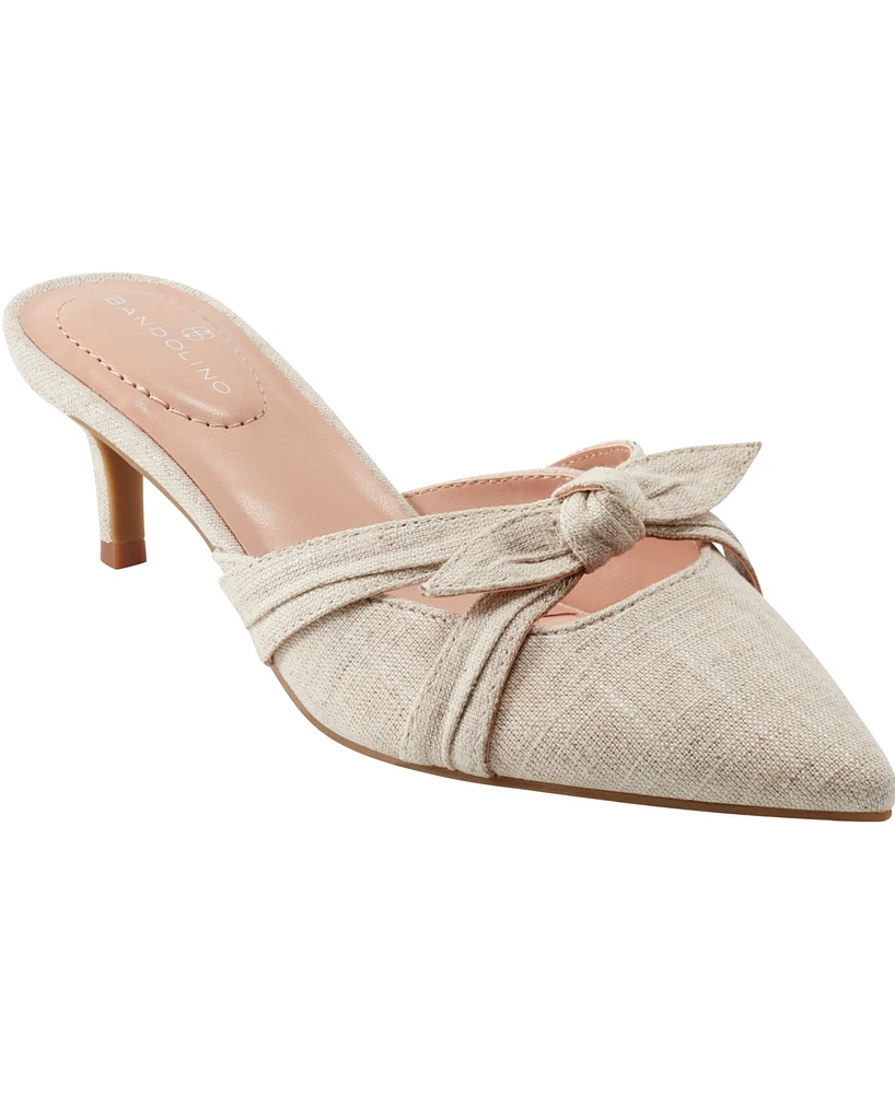 Bandolino Women's Marlow Knotted Kitten Heel Pumps