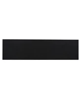 Black 4-Door Sideboard with Adjustable Shelves