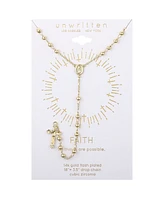 Unwritten Saint Cross Y-Necklace
