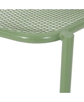 Modern Mesh Metal Stackable Chairs: Durable & Space-Saving Outdoor Seating