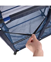 Yescom Mesh Cover Replacement for Rolling Mesh Pool Storage Bin Cart Xx-Large Blue
