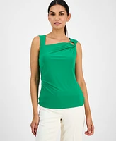 Anne Klein Women's Asymmetrical-Neck Tank Top