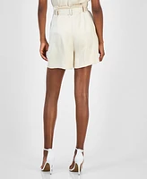 Anne Klein Women's Paper Bag Waist Shorts