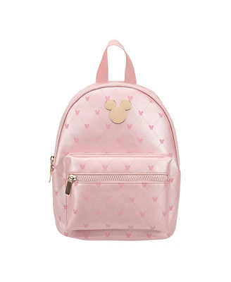 Disney Mickey Mouse Ears Adult Pink 10.6" Mini Backpack