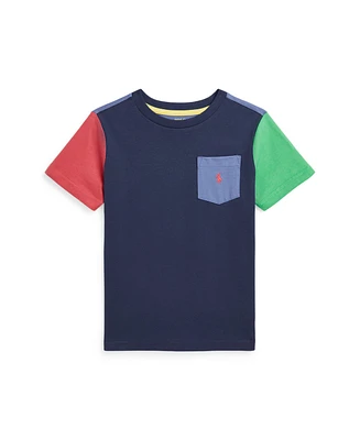 Polo Ralph Lauren Toddler and Little Boys Color-Blocked Pocket T-Shirt