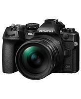 Om System Om-1 Mirrorless Camera with M.Zuiko Digital Ed 12-40mm f/2.8 Pro Ii Lens Kit