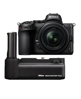 Nikon Z5 Full Frame Mirrorless Camera with Nikkor Z 24-50mm f/4-6.3 Zoom Lens with Nikon Mb-N10 Multi Battery Power Pack