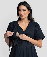 Seraphine Women's Maternity Front Bow Dress
