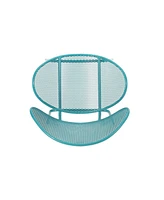 Modern Outdoor Mesh Shell Chair Set: Retro Comfort, Sleek Design