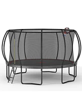 14FT trampoline Pumpkin- Black Red