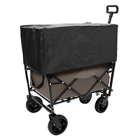 Multi-Purpose Collapsible Wagon with Liners: Camping, Beach, Grocery