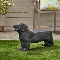 Charming Labrador Concrete Garden Bench: A Touch of Personality for Outdoor Perfection