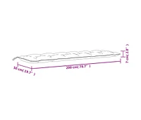 Garden Bench Cushions 2 pcs Blue 78.7"x19.7"x2.8" Oxford Fabric