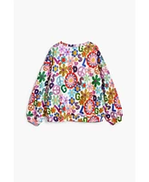 Desigual Girls Girls's Hippie print sweatshirt