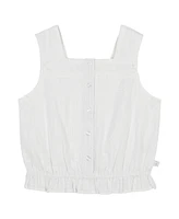 Calvin Klein Big Girls Button Front Top