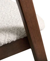 Furniture of America 2-Pc. Pearlcrest Boucle Fabric Dining Chair Set