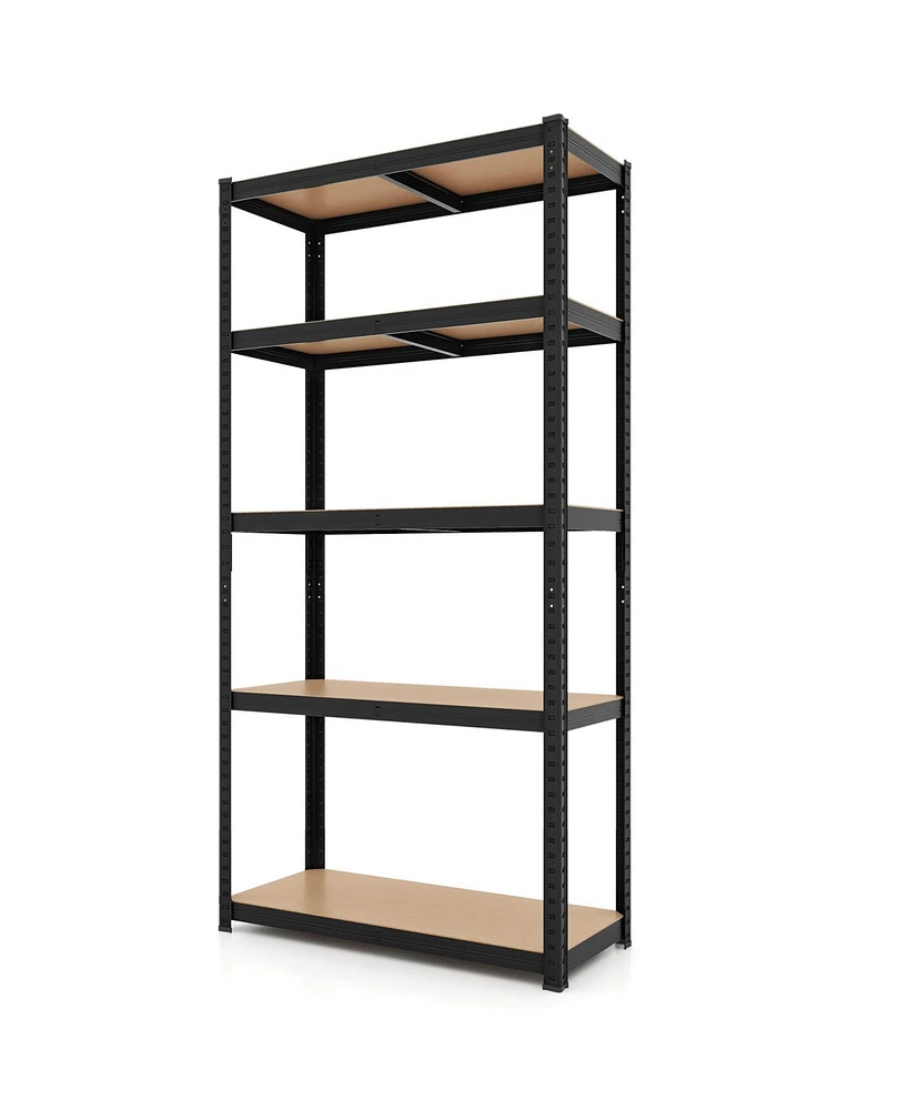 5-Tier Shelving Unit with 2000 Lbs Capacity Heavy-Duty Storage Rack for Home & Garage