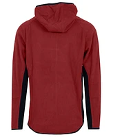 Galaxy By Harvic Men's Polar Fleece Tech Zip Hoodie