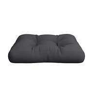 Pallet Cushion Black 22.8"x22.8"x3.9" Fabric