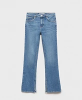 Mango Women's Medium-Rise Straight Jeans