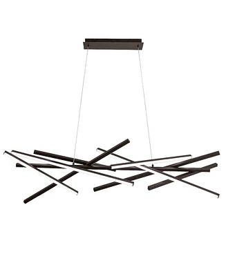 Dainolite 10.75" Metal Carly Led Chandelier