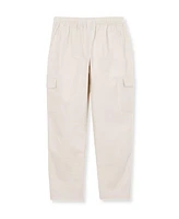 Lands' End Girls Plus Woven Pull On Utility Cargo Pants