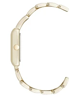 Nine West Women's Quartz Everyday Rectangular and Gold-Tone Metal Alloy Watch