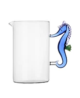 Ichendorf Marine Garden Seahorse Glass Jug, 50.7 oz.
