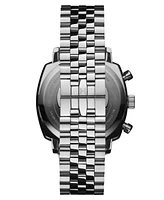 Mvmt Men's Mulholland Racer Silver Tone Stainless Steel Bracelet Watch, 42mm