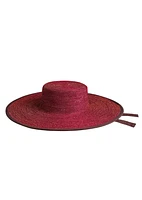 Brunna.co Lolo Wide-brim Jute Boater Hat in