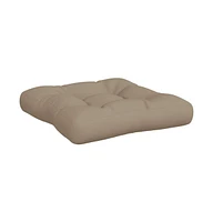 Pallet Cushions 3 pcs Taupe Fabric