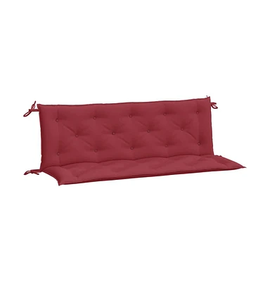 Garden Bench Cushions 2 pcs Wine Red 59.1"x19.7"x2.8" Oxford Fabric