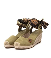 Refresh Women's Espadrilles With Wide Ribbon Laces