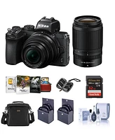 Nikon Z50 Dx-Format Mirrorless Camera with Nikkor Z Dx 16-50mm f/3.5-6.3 Vr & Z Dx 50-250mm f/4.5-6.3 Vr Lenses