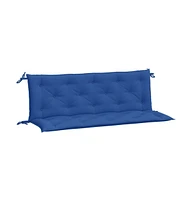 Garden Bench Cushions 2 pcs Blue 59.1"x19.7"x2.8" Oxford Fabric