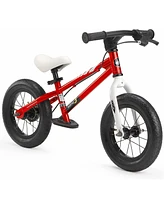 RoyalBaby Freestyle 12" Balance Bike with Handbrakes for Ages 2 to 5, Red