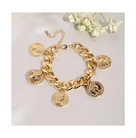 Coin Charm Bracelet