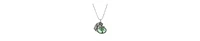 2028 Cat and Fishbowl Pendant Necklace
