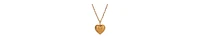 2028 Gold-Tone Floral Heart Pendant Necklace