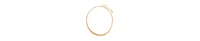 2028 Gold-Tone Textured Omega Collar Necklace