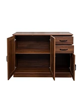 Modern Wood Buffet & Sideboard Cabinet with Doors & Drawers - Dining Room Console