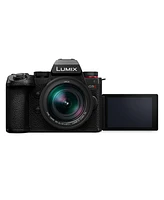 Panasonic Panasonic Lumix G9 Ii Mirrorless Camera with Leica Dg 12-60mm f/2.8-4 Lens Bundle with Panasonic Lumix G 25mm f/1.7 Aspherical Lens, Shoulde