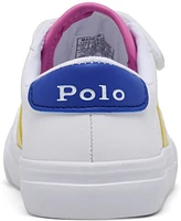 Polo Ralph Lauren Toddler Girls Ryley Fastening Strap Casual Sneakers from Finish Line