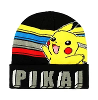 Pokemon Pikachu knitted Beanie and Gloves Set for kids