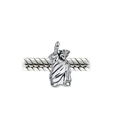 Bling Jewelry Statue Of Liberty Charm Bead Sterling Silver European Bracelet Travel Souvenir