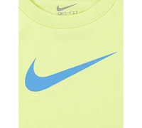 Nike Baby Short-Sleeve Swoosh T-Shirt & Shorts, 2 Piece Set