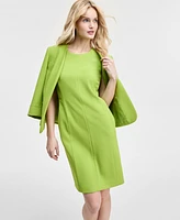 Kasper Women's Sleeveless Multi-Seam Sheath Dress, Regular & Petite