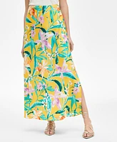 I.n.c. International Concepts Women's Printed Midi Skirt, Exclusively at Macy's