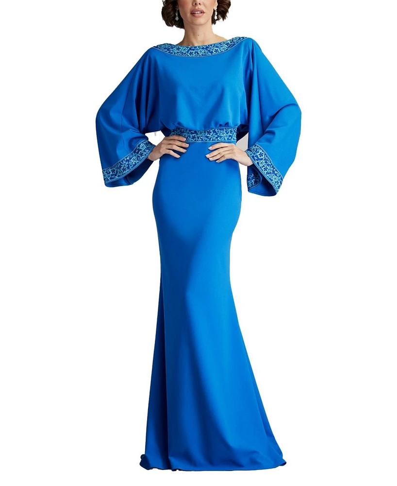 Tadashi Shoji Moline Cowl Back Gown