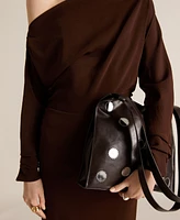 Mango Women's Gathered Details Asymmetrical Dress